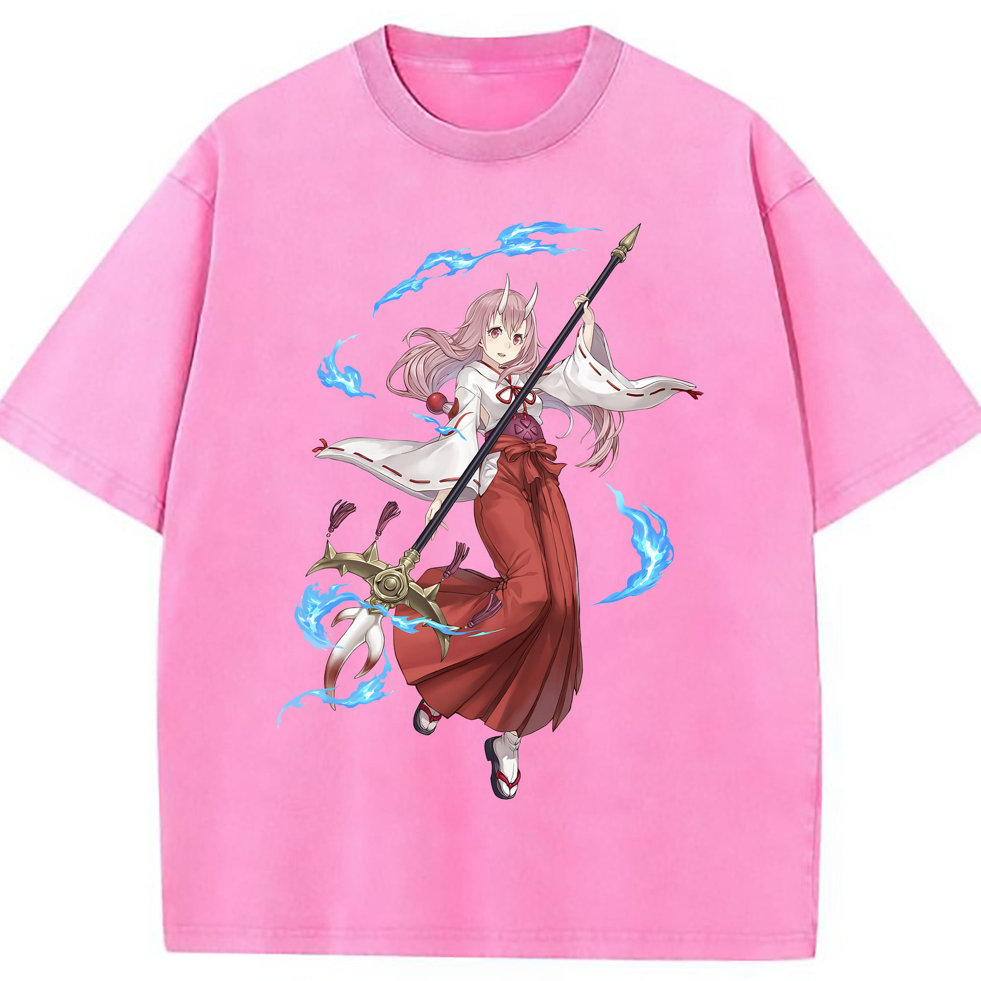 （画像用） 転スラ Regarding Reincarnated to Slime 綿100% ヴィンテージ風 半袖Tシャツ（フロントプリント）